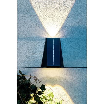 Brilagi - LED Solárne nástenné svietidlo PYRAMID LED/2W/3,2V 1300 mAh IP54