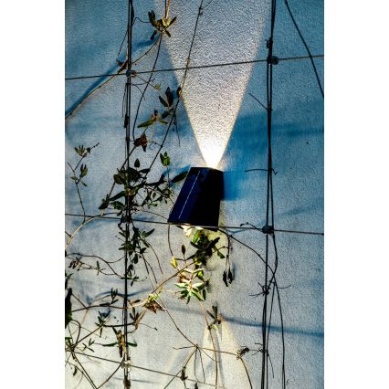 Brilagi - LED Solárne nástenné svietidlo PYRAMID LED/2W/3,2V 1300 mAh IP54