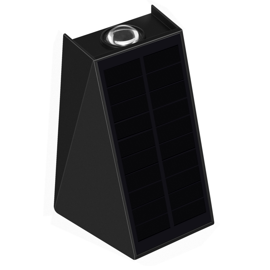 Brilagi - LED Solárne nástenné svietidlo PYRAMID LED/2W/3,2V 1300 mAh IP54