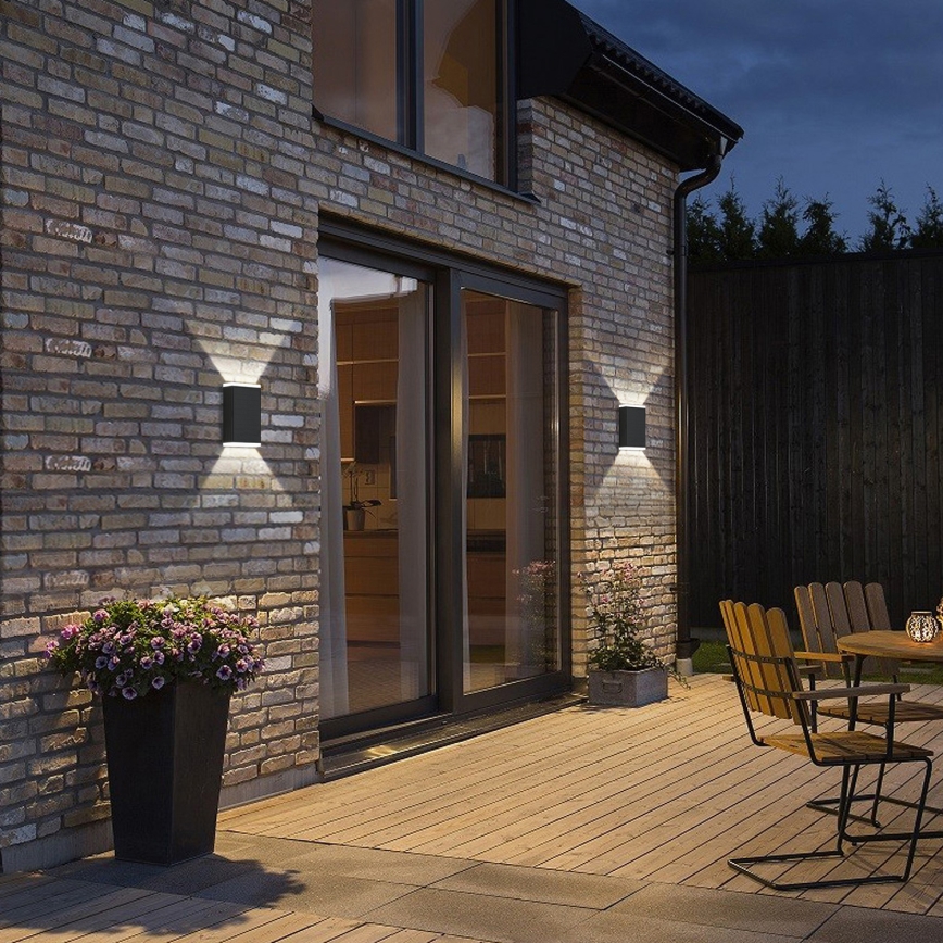 Brilagi - LED Solárne nástenné svietidlo SLNKO GUARD LED/2W/3,7V 2000 mAh IP45