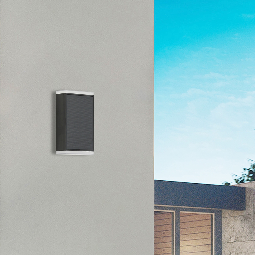Brilagi - LED Solárne nástenné svietidlo SLNKO GUARD LED/2W/3,7V 2000 mAh IP45
