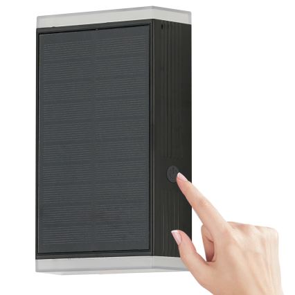 Brilagi - LED Solárne nástenné svietidlo SLNKO GUARD LED/2W/3,7V 2000 mAh IP45