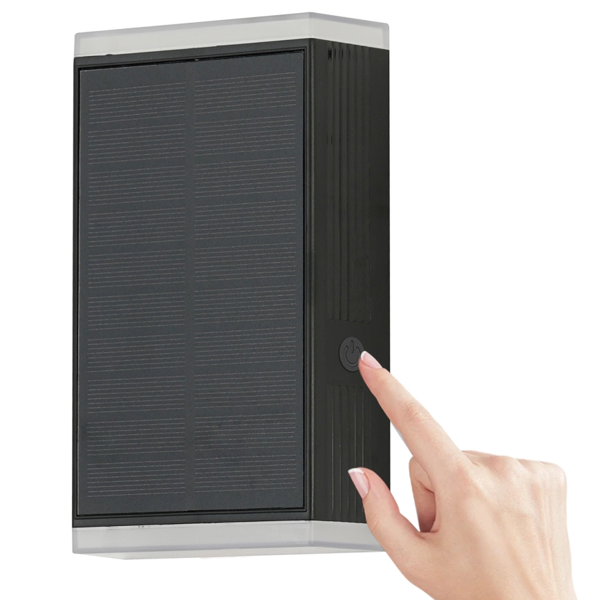 Brilagi - LED Solárne nástenné svietidlo SLNKO GUARD LED/2W/3,7V 2000 mAh IP45