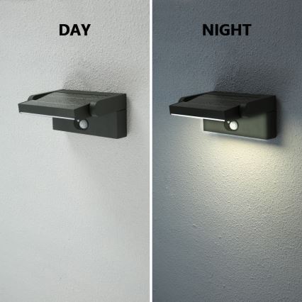 Brilagi - LED Solárne nástenné svietidlo so senzorom ANKLE LED/3,5W/3,7V 2200 mAh IP54