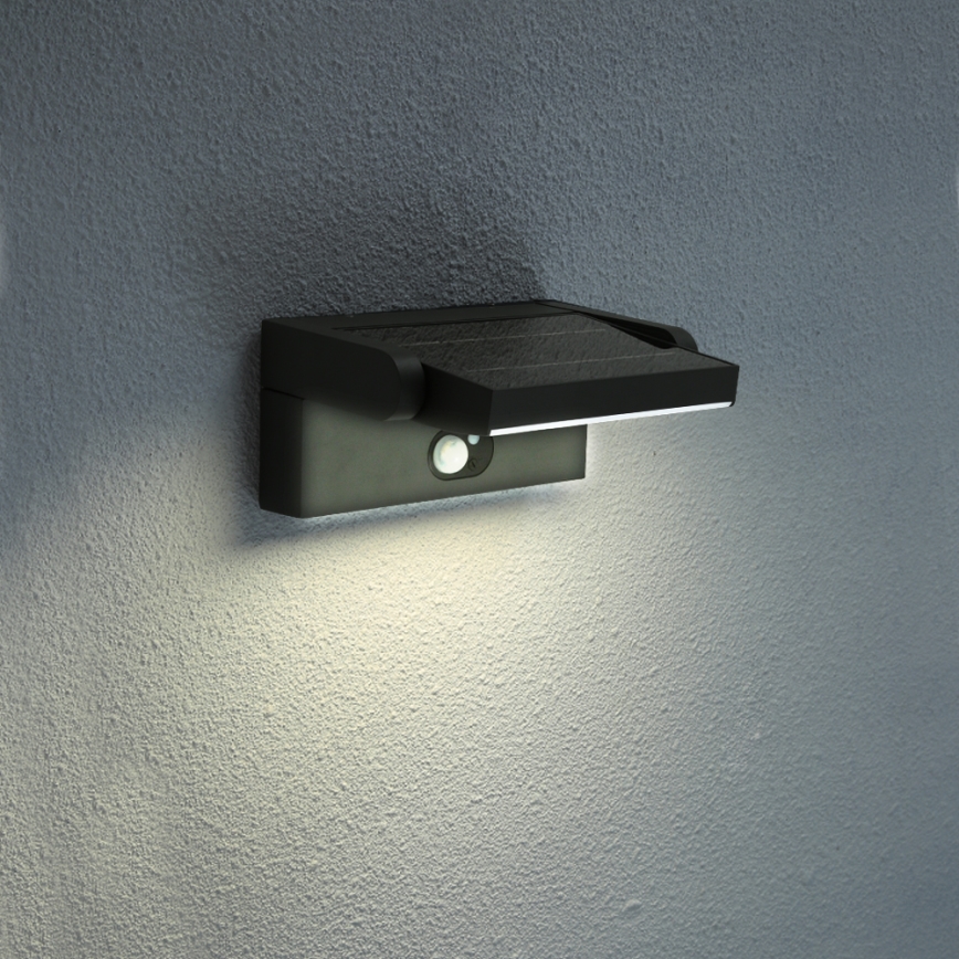 Brilagi - LED Solárne nástenné svietidlo so senzorom ANKLE LED/3,5W/3,7V 2200 mAh IP54