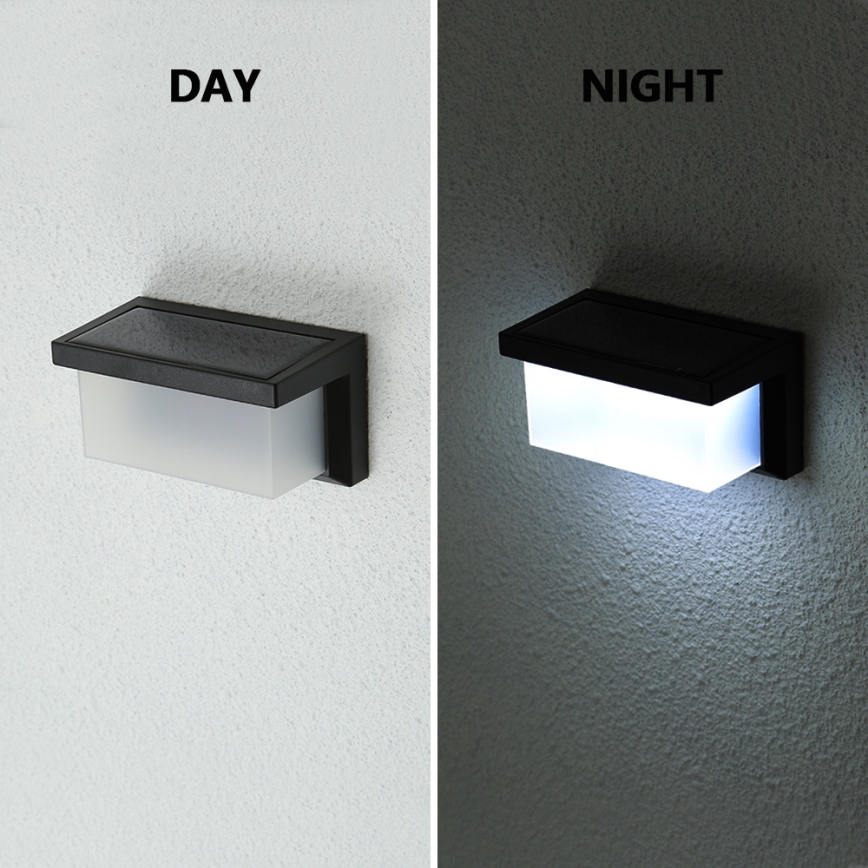 Brilagi - LED Solárne nástenné svietidlo so senzorom BRICK LED/12W/5,5V 1200 mAh IP65