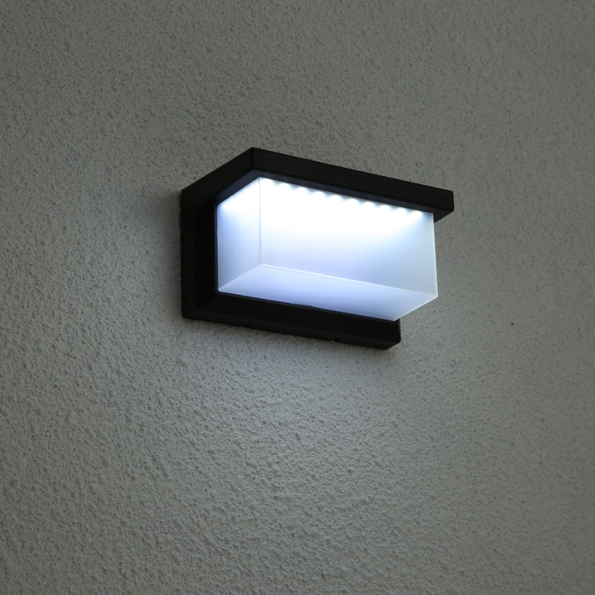Brilagi - LED Solárne nástenné svietidlo so senzorom BRICK LED/12W/5,5V 1200 mAh IP65