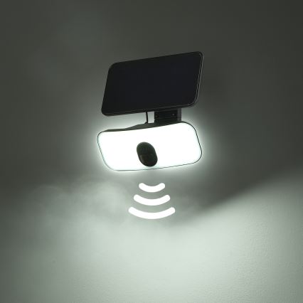 Brilagi - LED Solárne nástenné svietidlo so senzorom ROOF LED/13W/5V 4000 mAh IP65