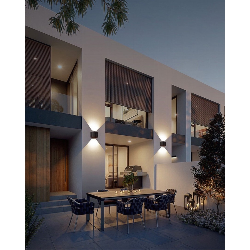 Brilagi - LED Solárne nástenné svietidlo so senzorom SOLAR CUBE LED/2W/3,2V 1300 mAh IP54