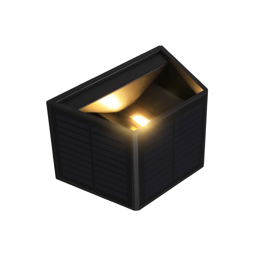 Brilagi - LED Solárne nástenné svietidlo so senzorom SOLAR CUBE LED/2W/3,2V 1300 mAh IP54