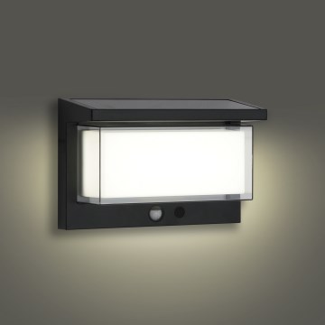 Brilagi - LED solárne nástenné svietidlo so senzorom SUN LUME LED/10W/3,7V 4000 mAh IP44