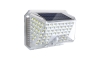 Brilagi - LED Solárne nástenné svietidlo so senzorom WALLIE LED/4W/5,5V 6500K IP64 strieborná