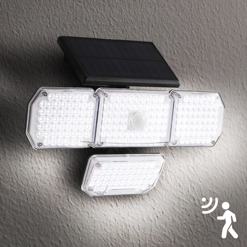 Brilagi - LED Solárne nástenné svietidlo so senzorom WALLIE LED/5W/5,5V 2400 mAh IP65