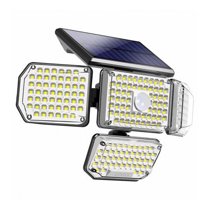 Brilagi - LED Solárne nástenné svietidlo so senzorom WALLIE LED/5W/5,5V 2400 mAh IP65