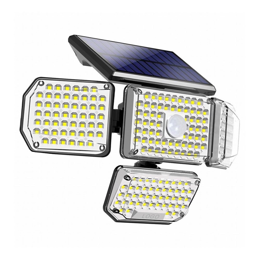 Brilagi - LED Solárne nástenné svietidlo so senzorom WALLIE LED/5W/5,5V 2400 mAh IP65