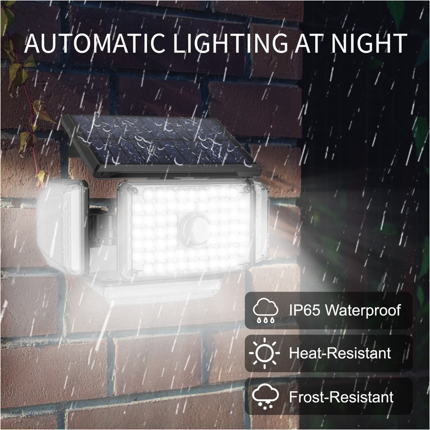 Brilagi - LED Solárne nástenné svietidlo so senzorom WALLIE LED/5W/5,5V 2400 mAh IP65