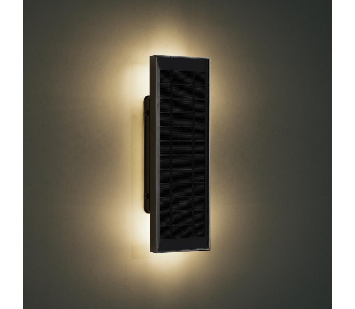 Brilagi - LED solárne nástenné svietidlo SUN LED/2,5W/3,7V 30 cm 2000 mAh IP44 BRI291