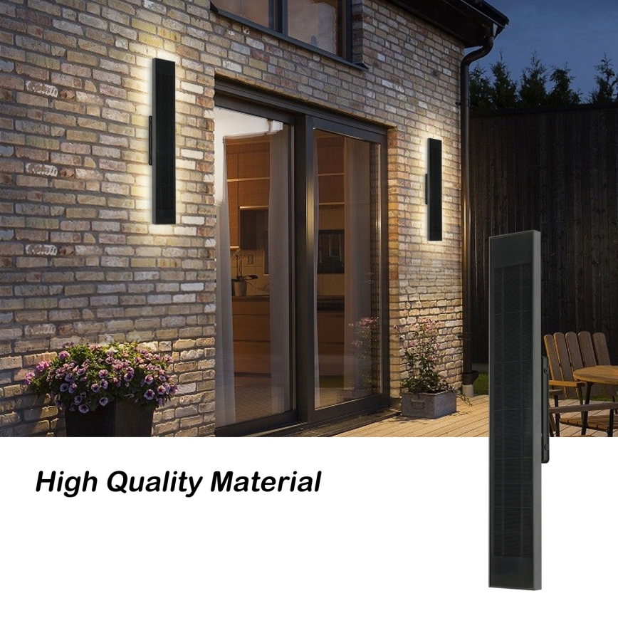 Brilagi - LED Stmievateľné solárne nástenné svietidlo SUN LED/4W/3,7V  60 cm 4000 mAh IP44