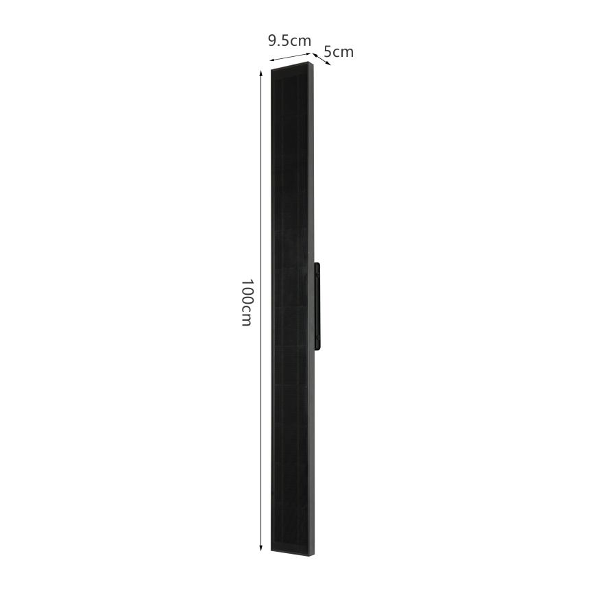 Brilagi - LED stmievateľné solárne nástenné svietidlo SUN LED/5,5W/230V 100 cm 6000 mAh IP44
