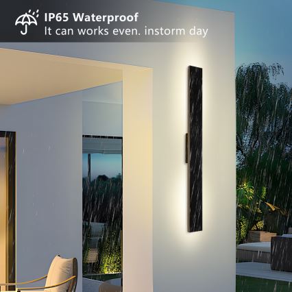 Brilagi - LED stmievateľné solárne nástenné svietidlo SUN LED/5,5W/3,7V 100 cm 6000 mAh IP44