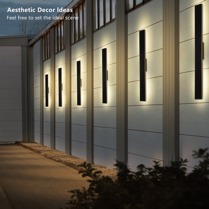 Brilagi - LED stmievateľné solárne nástenné svietidlo SUN LED/5,5W/3,7V 100 cm 6000 mAh IP44