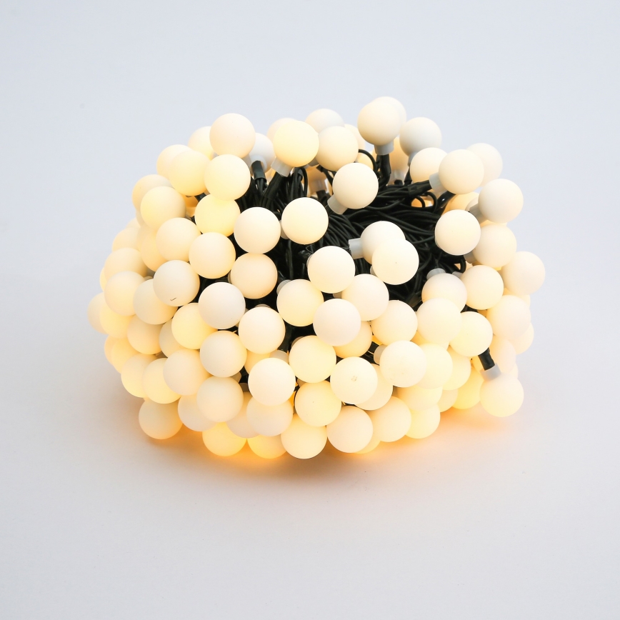 Brilagi - LED Solárny dekoračná reťaz BUBBLE 200xLED/8 funkcií 20m IP65 teplá biela