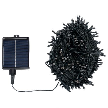 BRILAGI - Solárny LED vianočný reťaz 500×LED/8 funkcií 52 m 1200 mAh IP65 teplá biela