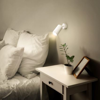 BRILAGI - LED RGBW Stmievateľné bodové svietidlo SELE 1xGU10/4,8W/230V 3000K biela + diaľkové ovládanie