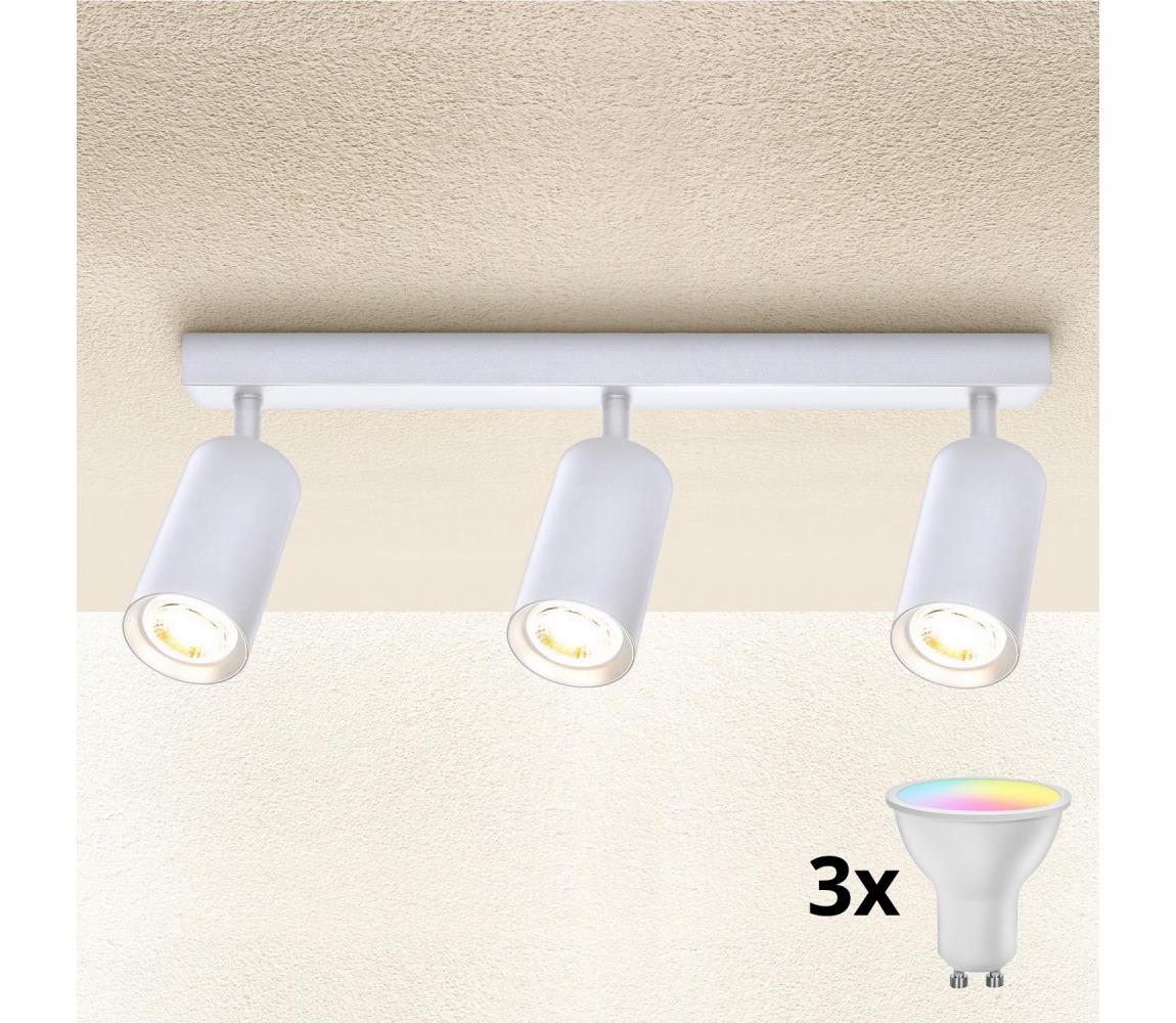 Brilagi - LED stlmiteľné bodové svietidlo SELE 3xGU10/4,8W/230V biela BG0807+3xAI2382
