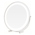Brilagi - LED stlmiteľné make-up zrkadlo FLORIDA LED/17W/230V 3000/4000/6500K pr. 42 cm biela