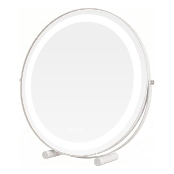 Brilagi - LED stlmiteľné make-up zrkadlo FLORIDA LED/17W/230V 3000/4000/6500K pr. 42 cm biela