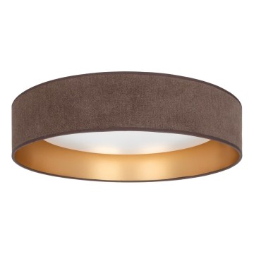 Brilagi - LED Stlmiteľné stropné svietidlo VELVET SMART VARI LED/24W/230V 3000-6500K pr. 45 cm hnedá/zlatá + diaľkové ovládanie