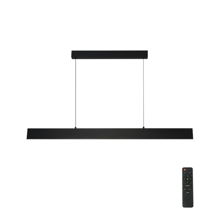 Brilagi - LED Stmievateľný luster na lanku SLIMLINE LED/40W/230V 3000-6000K čierna + diaľkové ovládanie