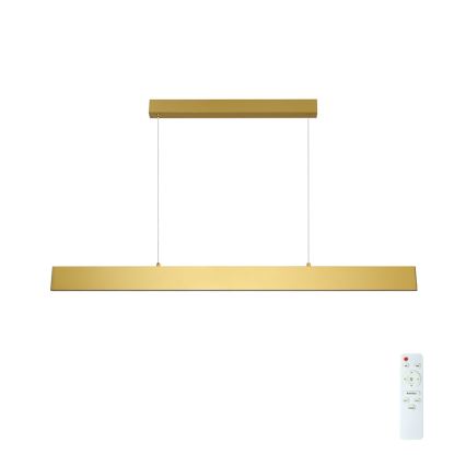 Brilagi - LED Stmievateľný luster na lanku SLIMLINE LED/40W/230V 3000-6000K zlatá + diaľkové ovládanie