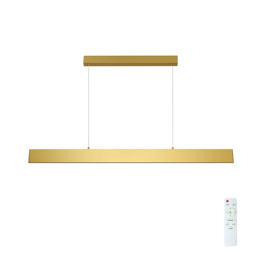 Brilagi - LED Stmievateľný luster na lanku SLIMLINE LED/40W/230V 3000-6000K zlatá + diaľkové ovládanie