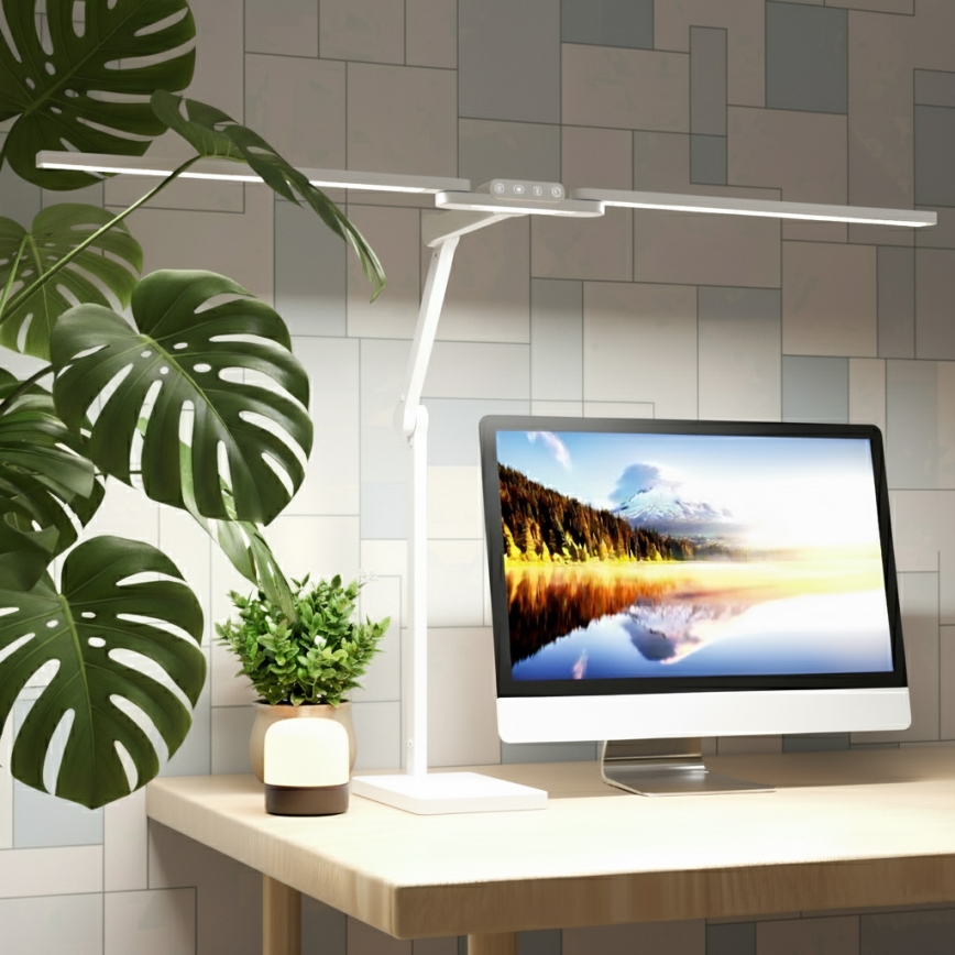 Brilagi - LED stmievateľná dotyková stolová lampa VARIO LED/24W/230V 3000-6500K CRI 92 biela