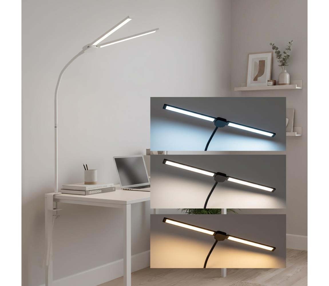 Brilagi - LED Stmievaná stolná lampa USB VARIO LED/14W/5V 3000-6000K biela 004954