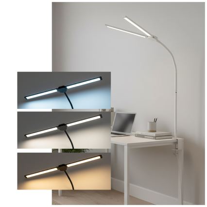 Brilagi - LED Stmievaná stolná lampa USB VARIO LED/14W/5V 3000-6000K biela