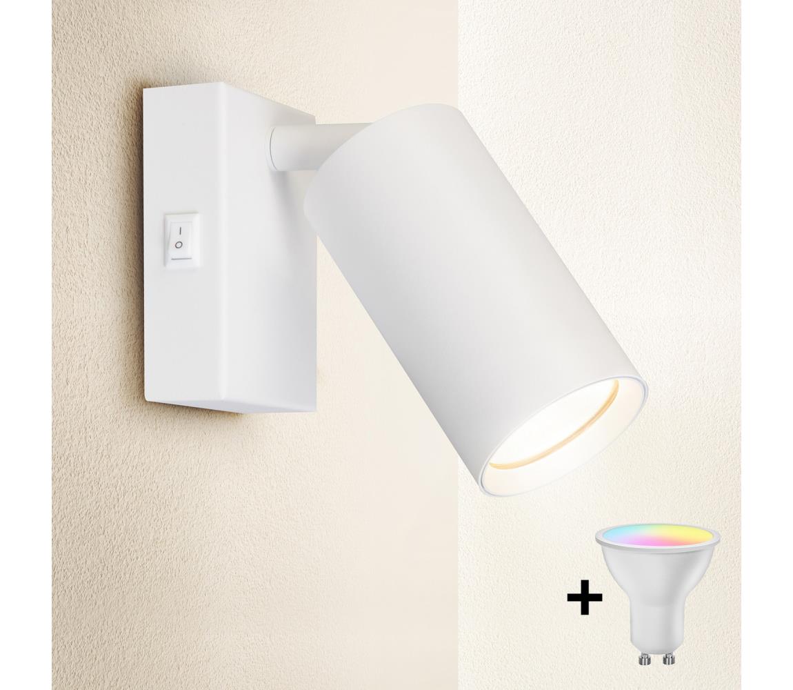 Brilagi - LED stmievané nástenné bodové svietidlo SELE 1xGU10/4,8W/230V biela BG1373+AI2382