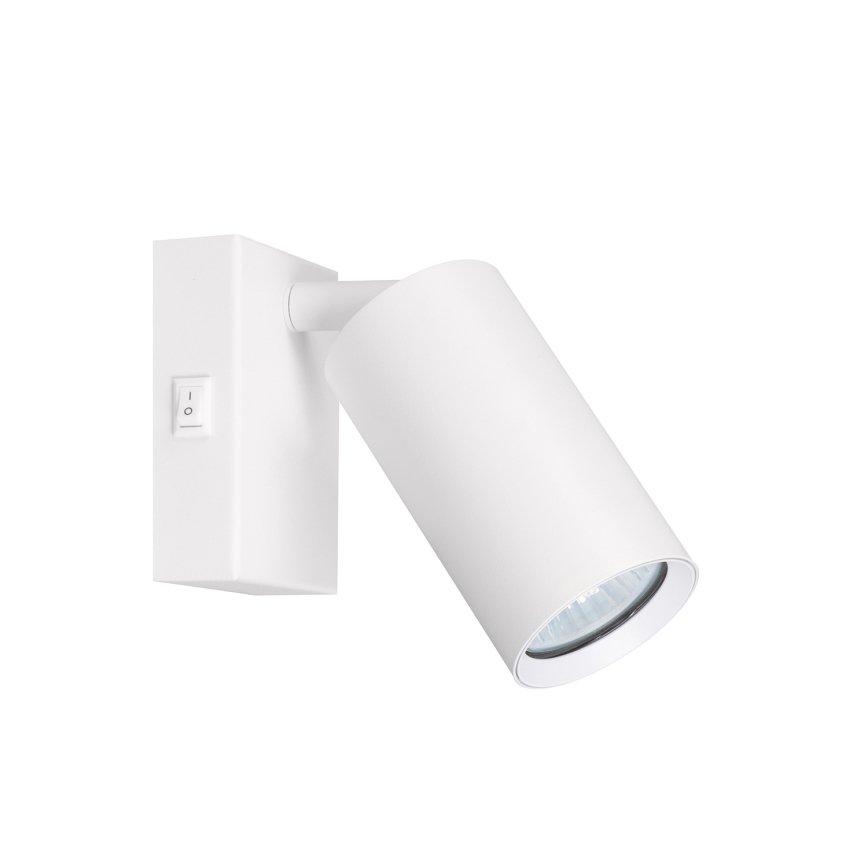 Brilagi - LED RGBW stlmiteľné nástenné bodové svietidlo s vypínačom SELE 1xGU10/4,8W/230V 3000K biele + diaľkové ovládanie
