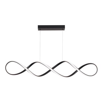 Brilagi - LED Stmievaný luster na lanku DNA LED/41W/230V 4100K čierna + diaľkové ovládanie