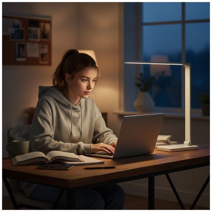 Brilagi - LED stmievateľná dotyková stolná lampa s bezdrôtovým nabíjaním QI MODO CHARGE LED/7W/5V 3000/4000/6000K biela