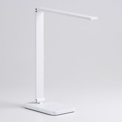 Brilagi - LED stmievateľná dotyková stolná lampa s bezdrôtovým nabíjaním QI MODO CHARGE LED/7W/5V 3000/4000/6000K biela