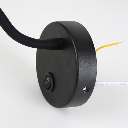Brilagi - LED Stmievateľná flexibilná nástenná lampa MAYA 1xG9/4W/230V čierna 2700-6500K Wi-Fi Tuya