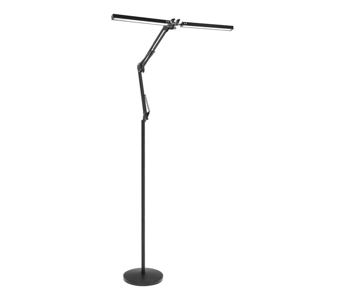 Brilagi - LED stmievateľná flexibilná stojacia lampa VARIO LED/14W/5V 157 cm čierna 004974