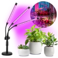 BRILAGI - LED Stmievateľná flexibilná stolná lampa na pestovanie rastlín VITABLOOM 3xLED/10W/230V čierna
