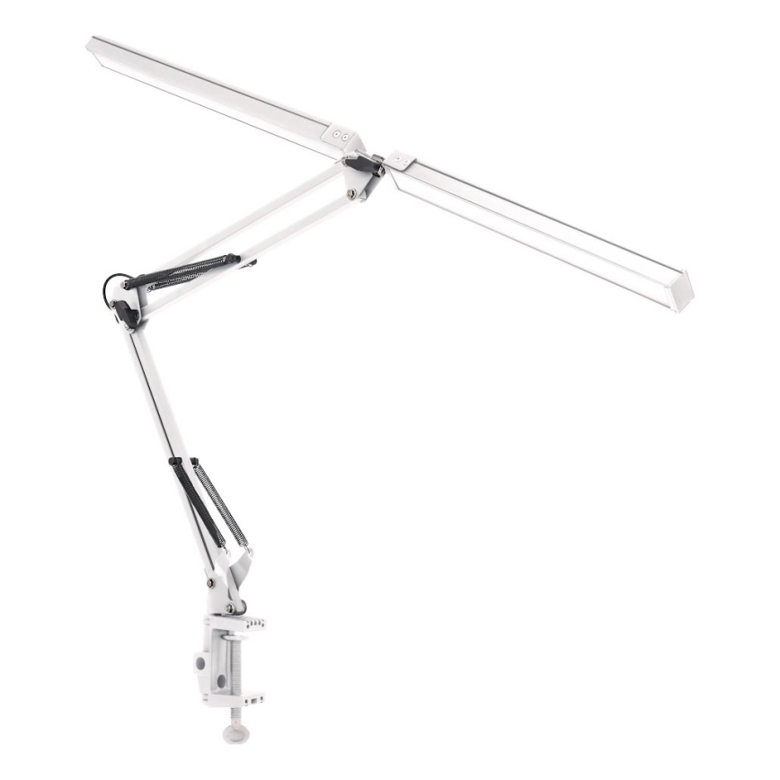 Brilagi - LED Stmievateľná flexibilná stolná lampa VARIO 2xLED/14W/230V 3000-6000K biela