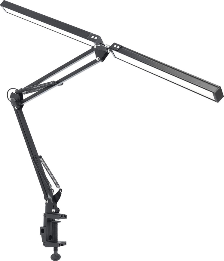 Brilagi - LED Stmievateľná flexibilná stolná lampa VARIO 2xLED/14W/230V 3000-6000K čierna