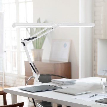 Brilagi - LED Stmievateľná flexibilná stolná lampa VARIO LED/15W/230V 3000-6000K biela