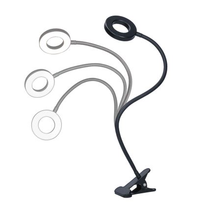 Brilagi - LED stmievateľná lampa s klipom ORBELA LED/8W/230V 3000/4000/5000K čierna